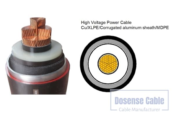 High voltage cable