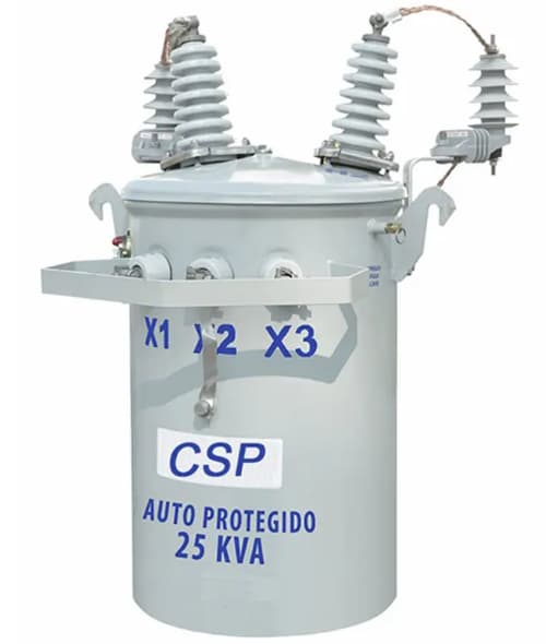 single-phase-pole-type transformer