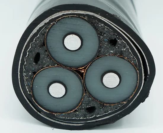 Medium Voltage Aluminum 90°C XLPE 15kV 100% PC PVC.