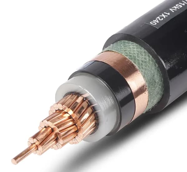 Medium Voltage Copper 90°C XLPE 15kV 100% PC PVC