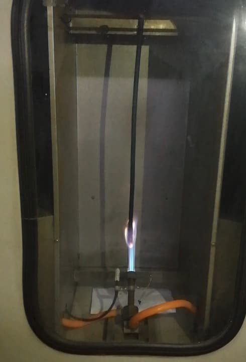 Test de flamme vertical pour câbles